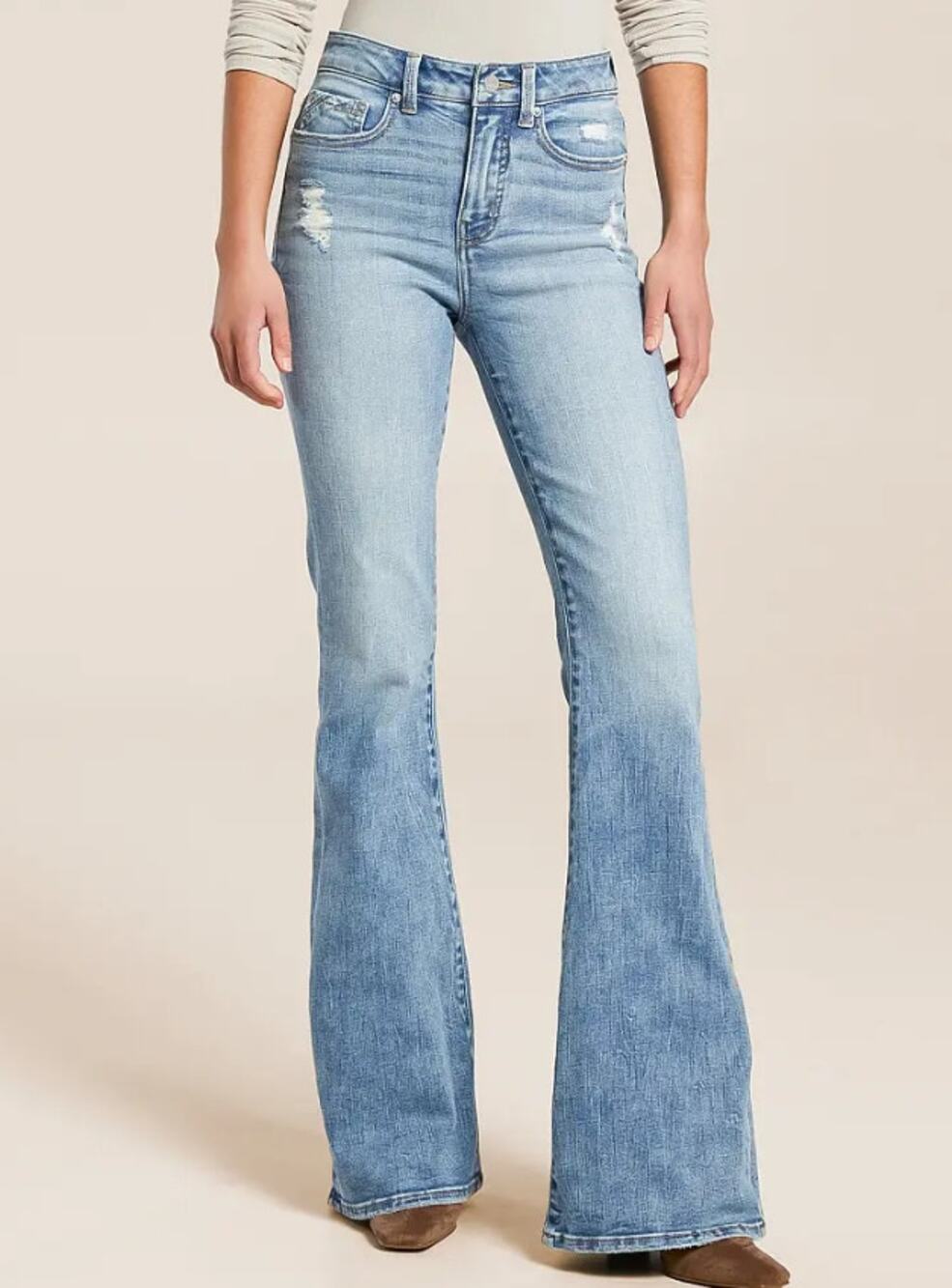 EUC BKE Buckle Black Fit No. 35 Flare Stretch Jean - 24 waist